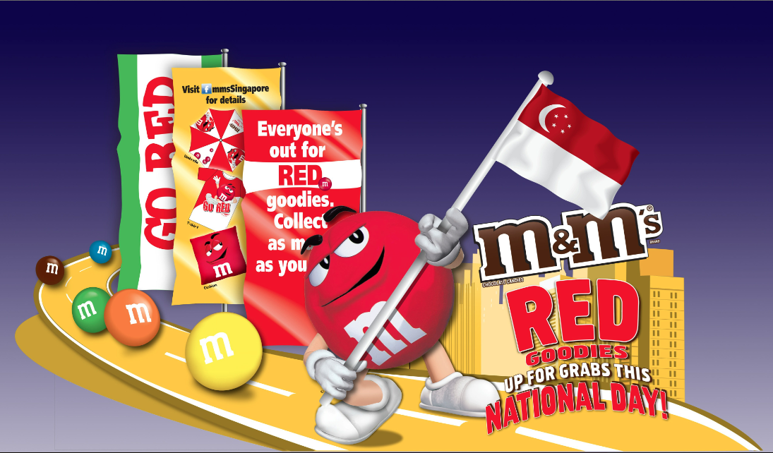 Go Red This National Day with M&M’S® 