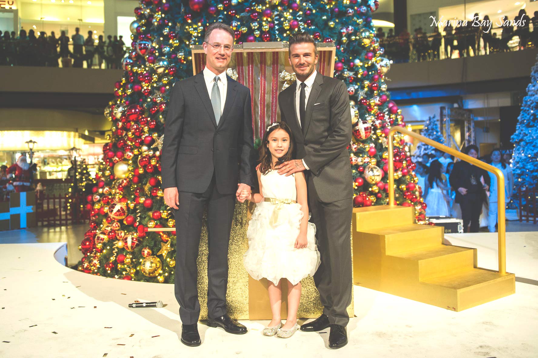 Marina Bay Sands Lights Up for Early Christmas With David Beckham - Alvinology
