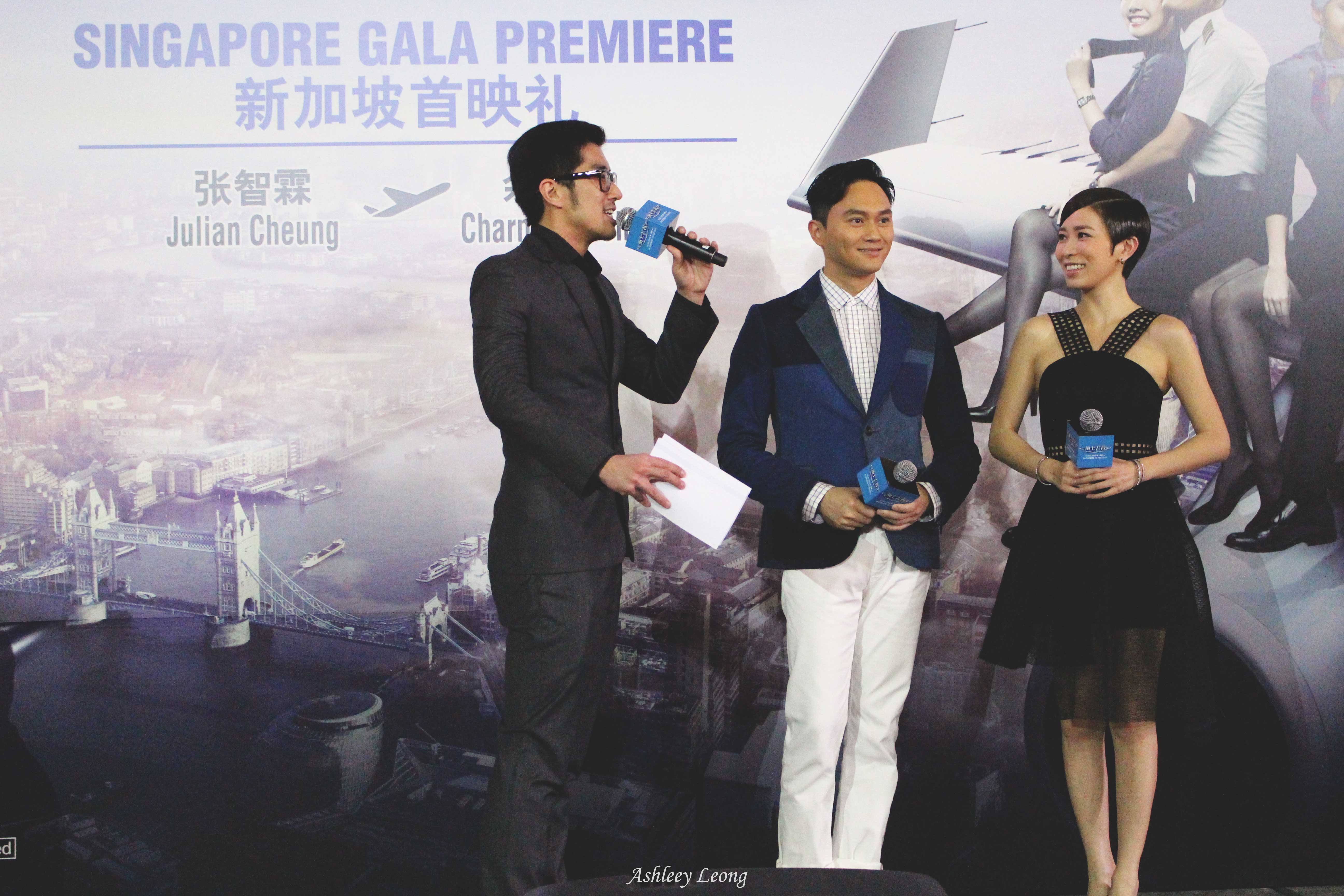 Julian Cheung & Charmaine Sheh Made Appearances In Singapore For 'Triumph In The Skies' - Alvinology