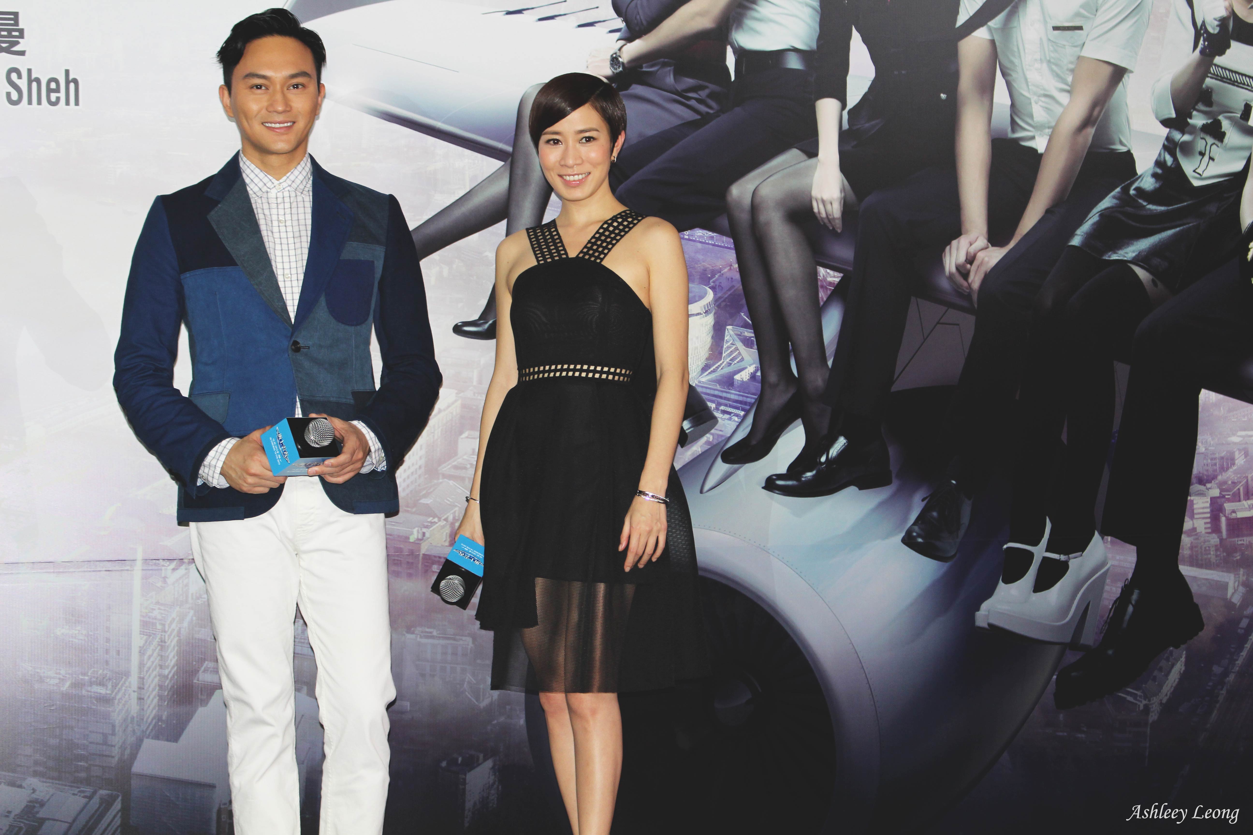 Julian Cheung & Charmaine Sheh Made Appearances In Singapore For 'Triumph In The Skies' - Alvinology