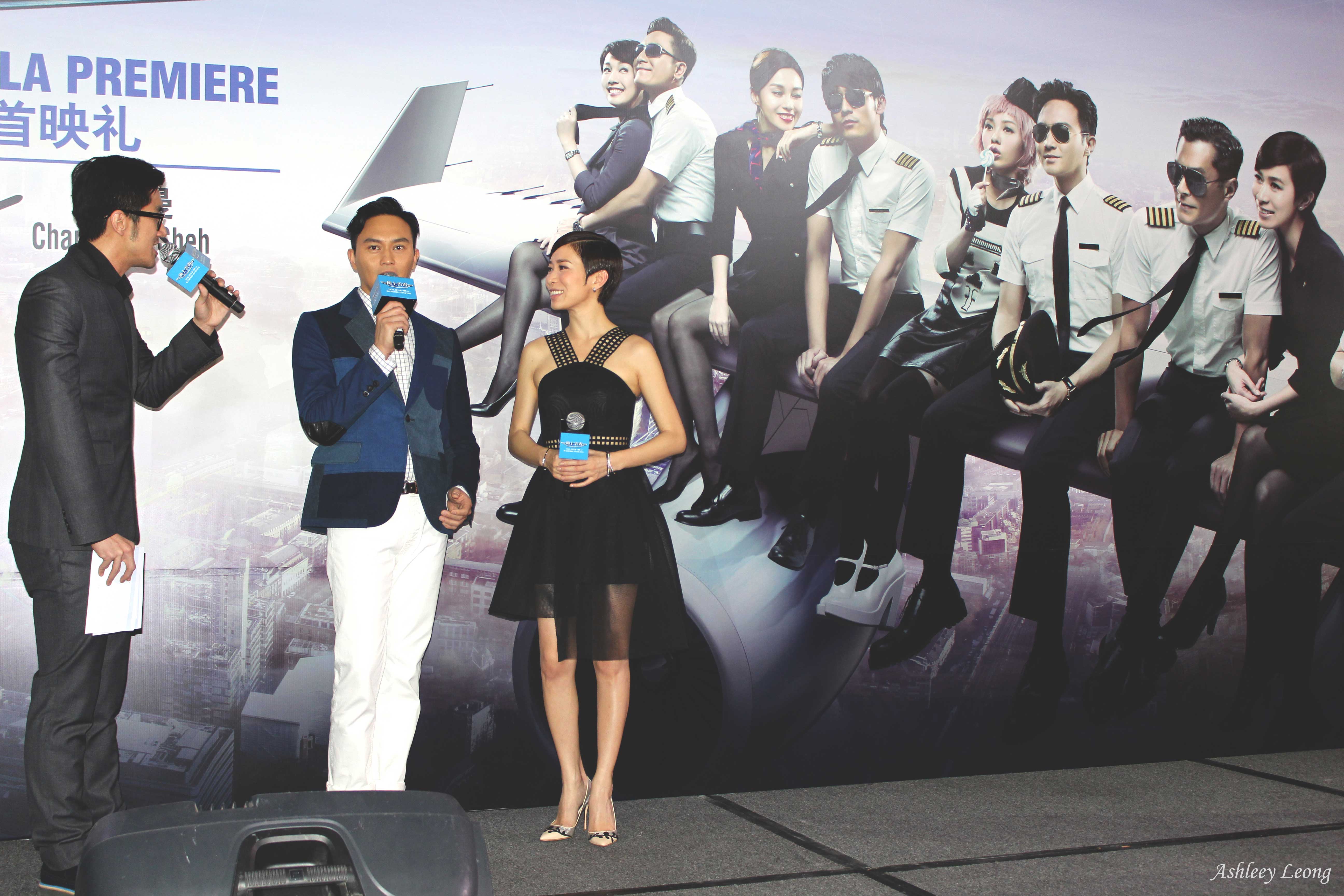 Julian Cheung & Charmaine Sheh Made Appearances In Singapore For 'Triumph In The Skies' - Alvinology