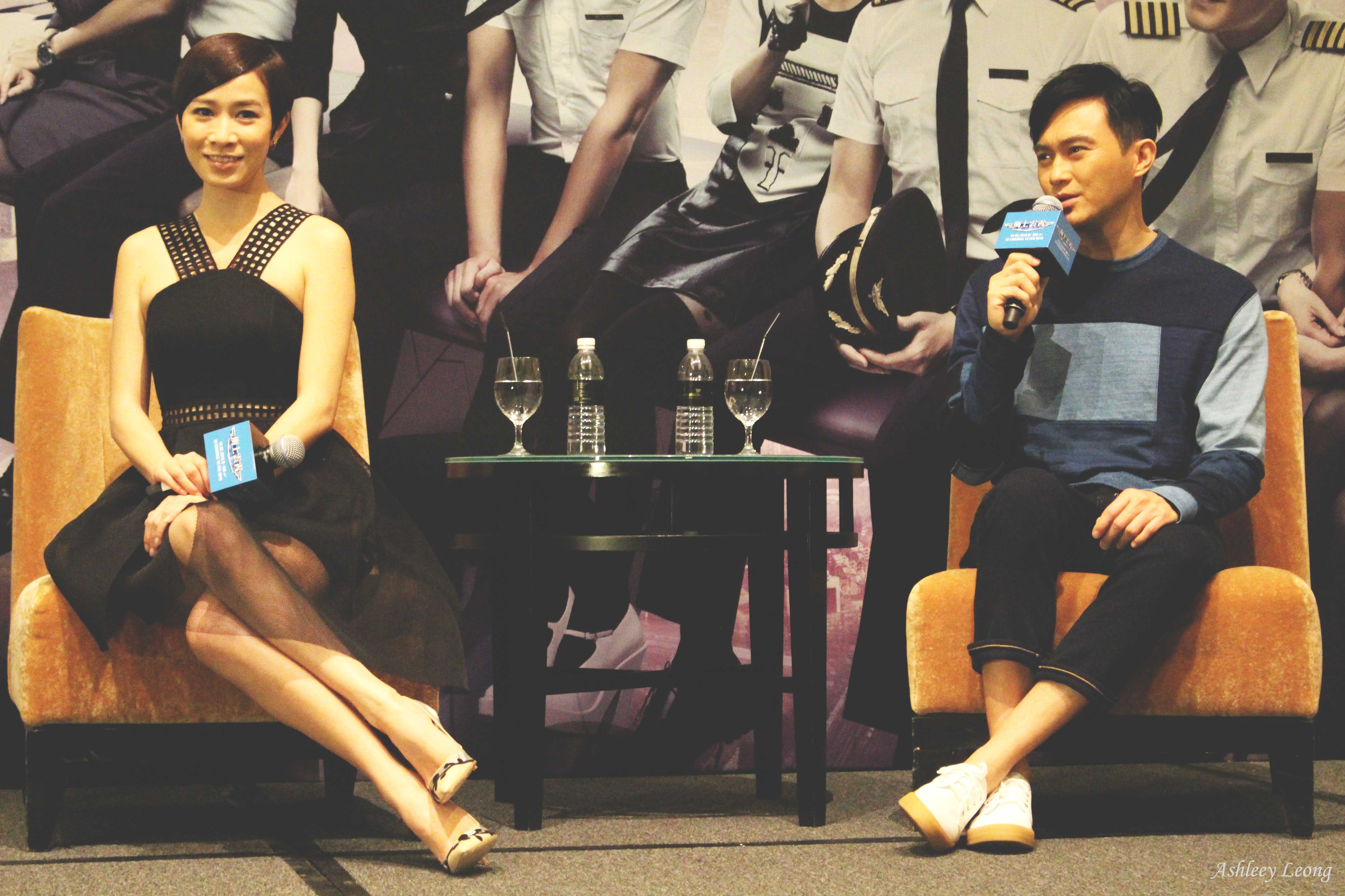 Julian Cheung & Charmaine Sheh Made Appearances In Singapore For 'Triumph In The Skies' - Alvinology