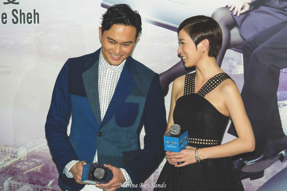 Julian Cheung & Charmaine Sheh Made Appearances In Singapore For 'Triumph In The Skies' - Alvinology