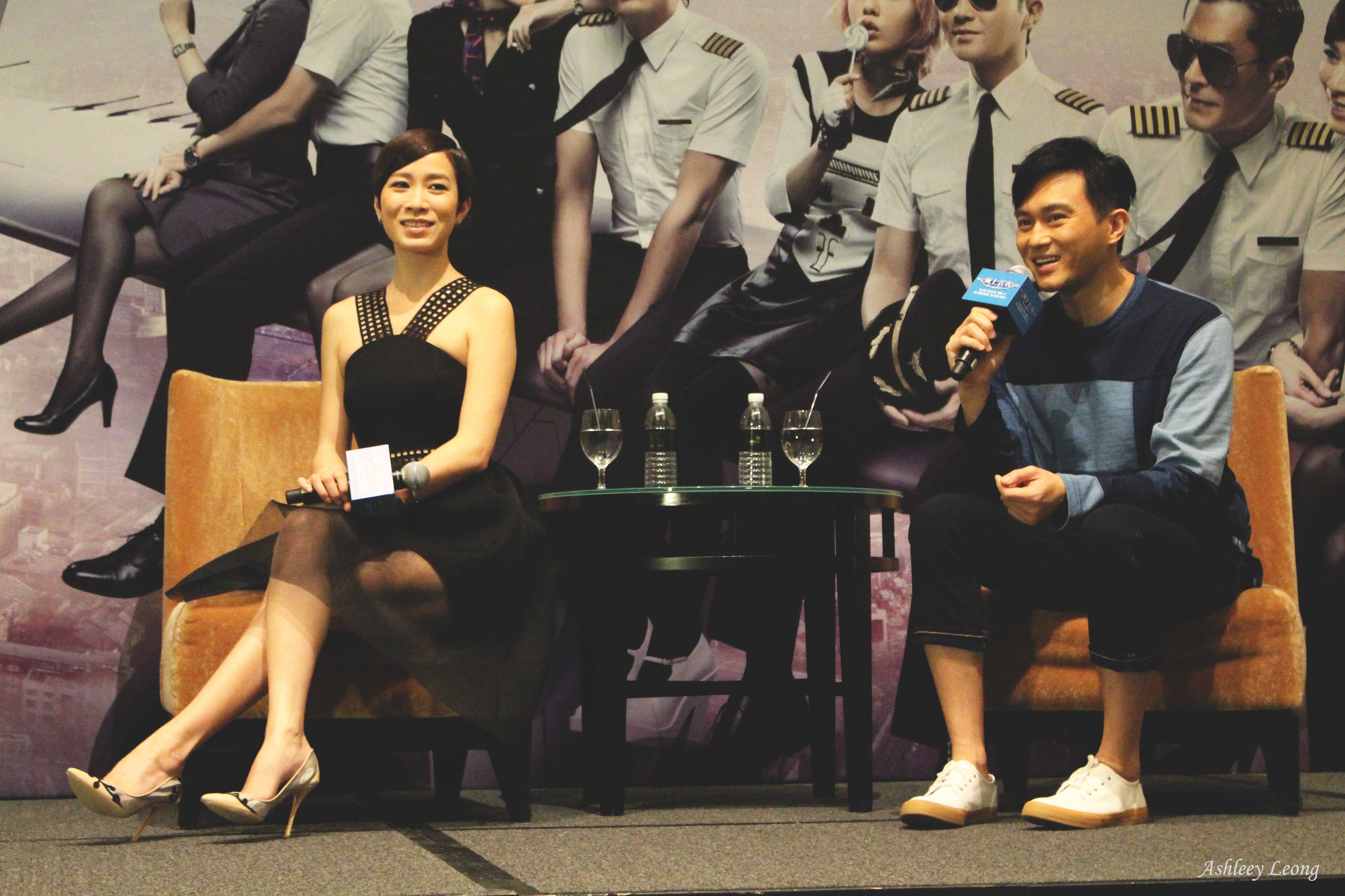 Julian Cheung & Charmaine Sheh Made Appearances In Singapore For 'Triumph In The Skies' - Alvinology