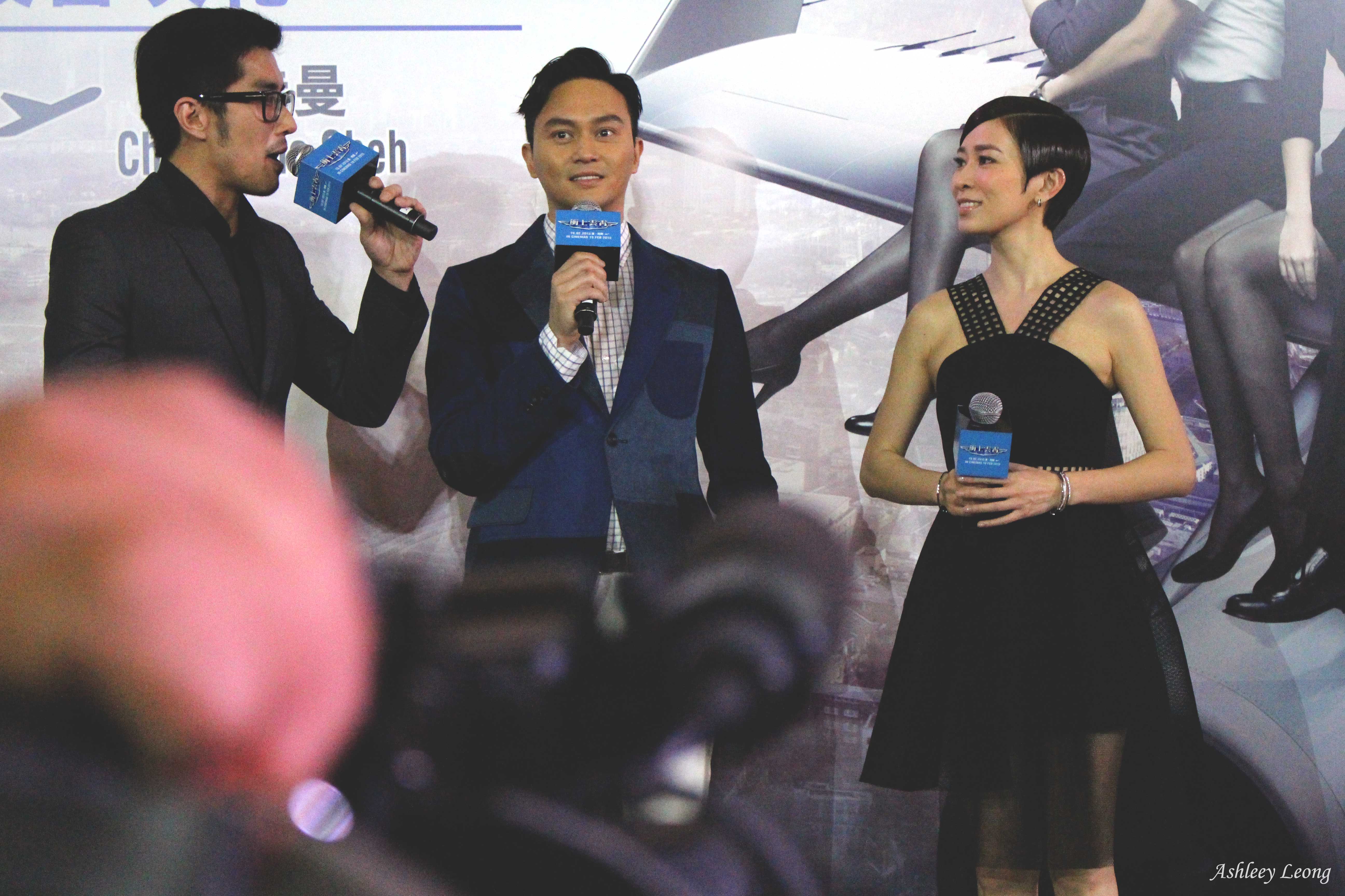 Julian Cheung & Charmaine Sheh Made Appearances In Singapore For 'Triumph In The Skies' - Alvinology