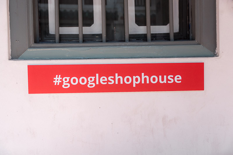 A detailed view of the window furnishing at the Google Shophouse. (Photo: Gel ST)