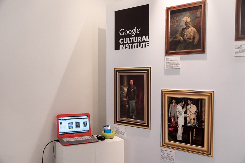 Part of the Google Cultural Institute Booth.