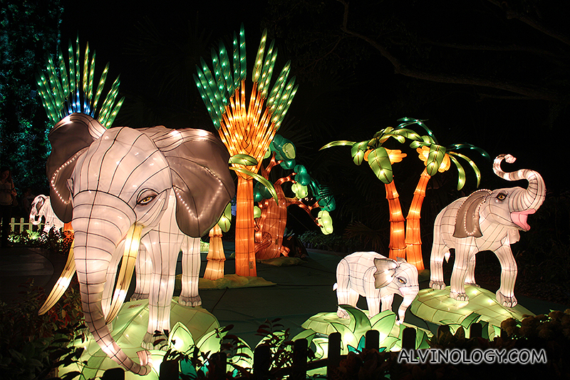 Elephant lanterns