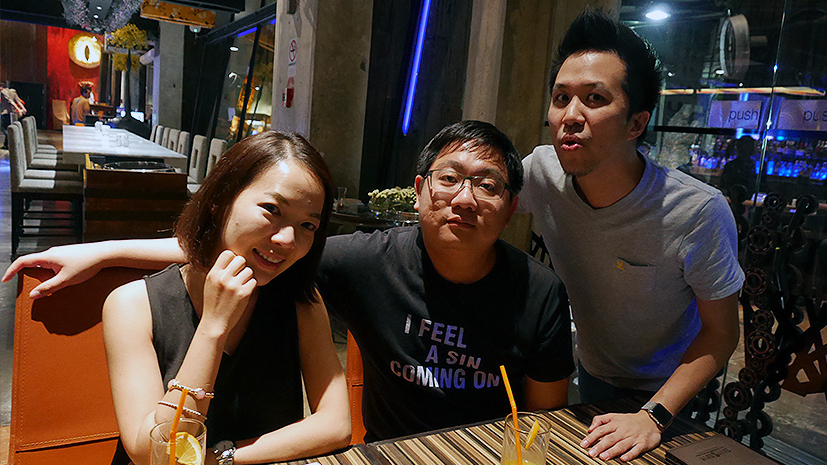 With Bomb from Thailand and Weizhi from Malaysia, old friends from #Escapers2015, traveling together to Queensland