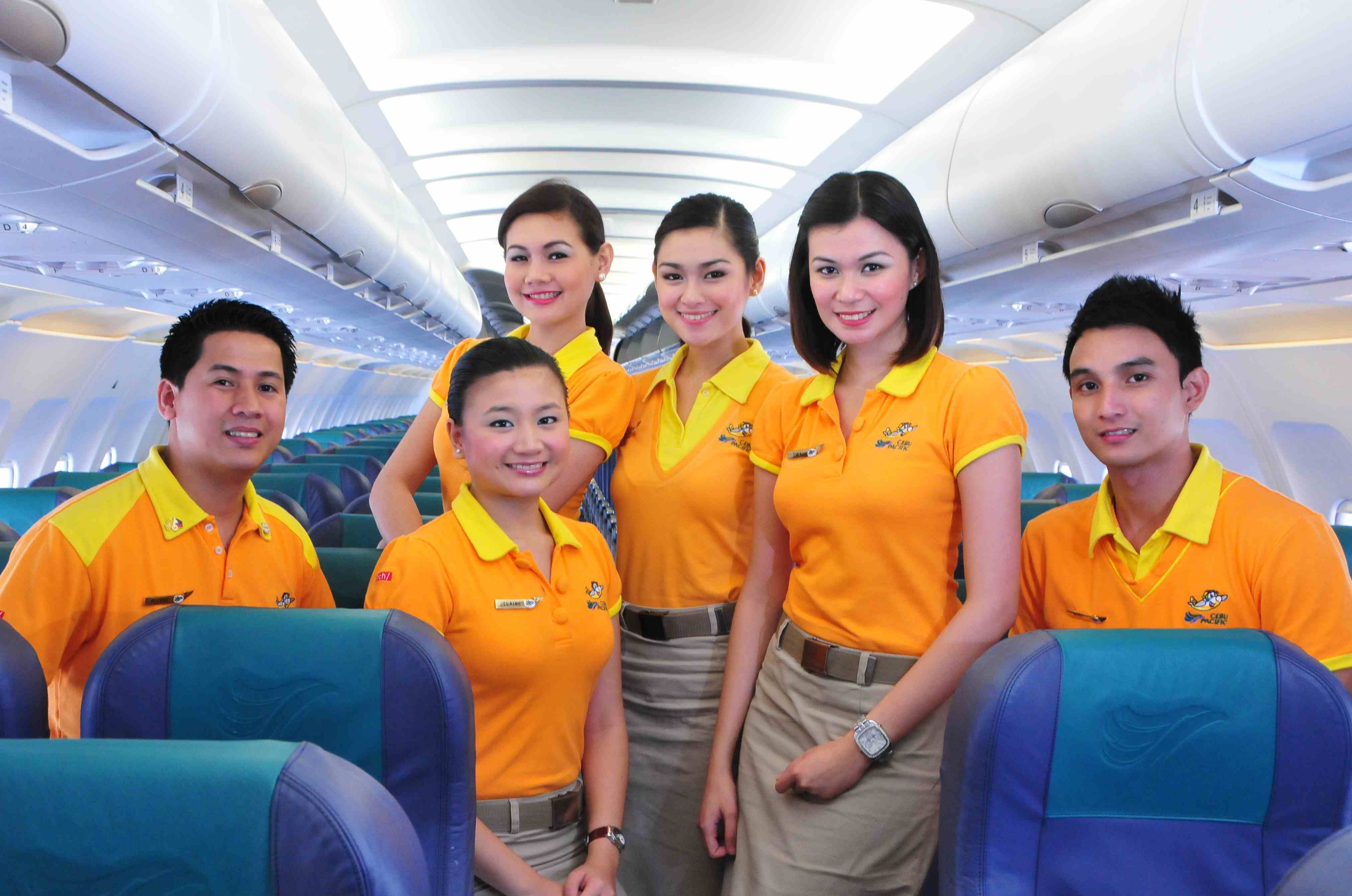 CEB cabin crew at your service