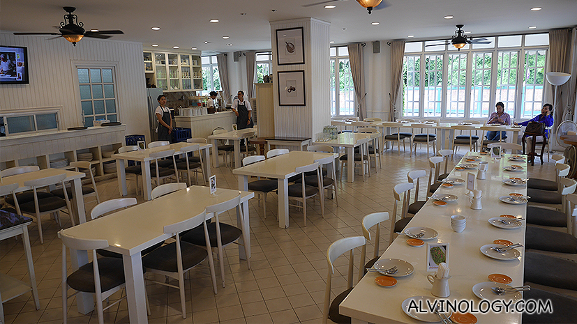 The first floor of the restaurant