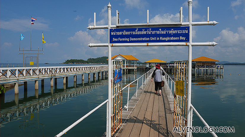 Sea Farming Demonstration Unit in Kungkrabaen Bay