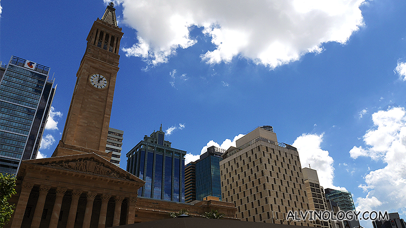 The iconic Brisbane City Hall Clock Tower