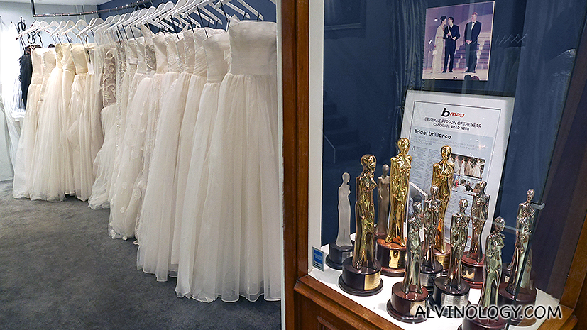 Award-winning bridal gown shop 
