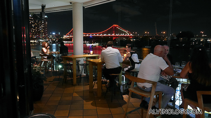 View of the Story Bridge by night 