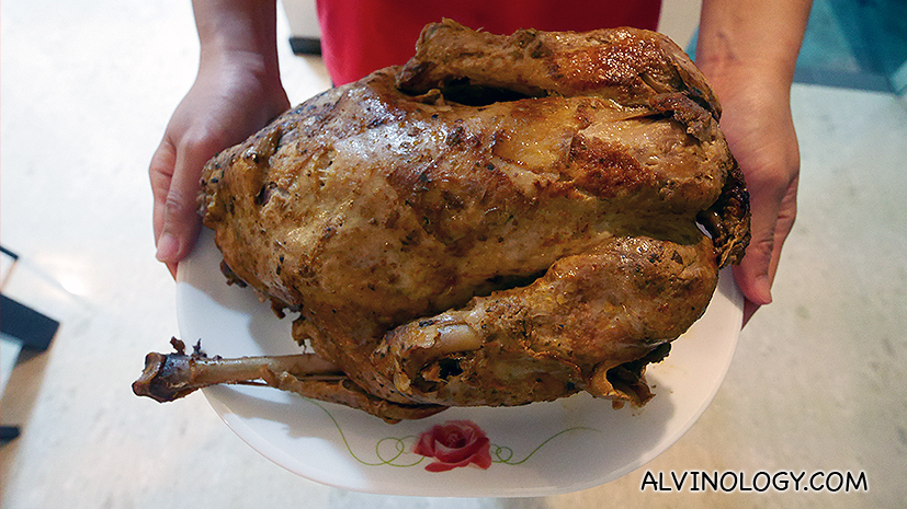 Roast turkey from Mmmm!