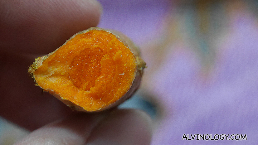Fresh turmeric - another important ingredient