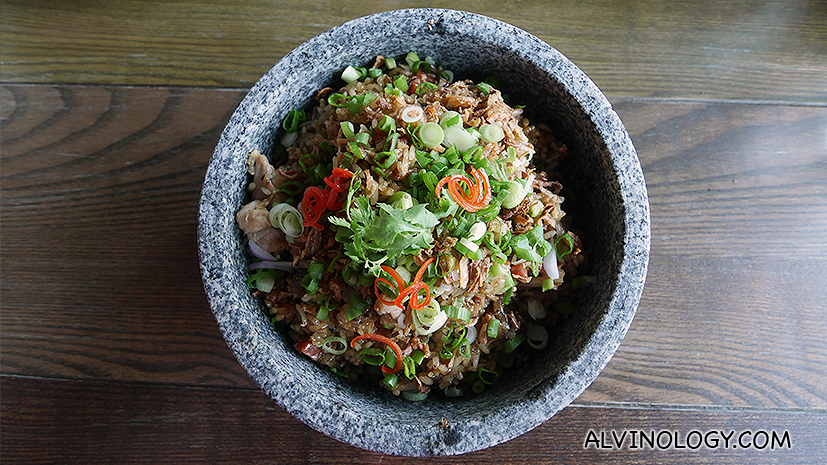 Homemade Glutinous Rice with Lap Cheong and Shiitake Mushrooms (港式生炒糯米饭伴腊肉) - S$13