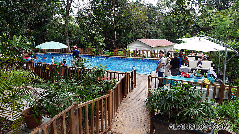 Outdoor swimming pool