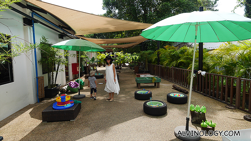 Outdoor play area