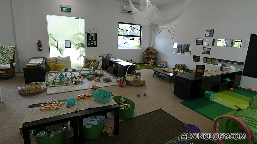 One of the children's play rooms