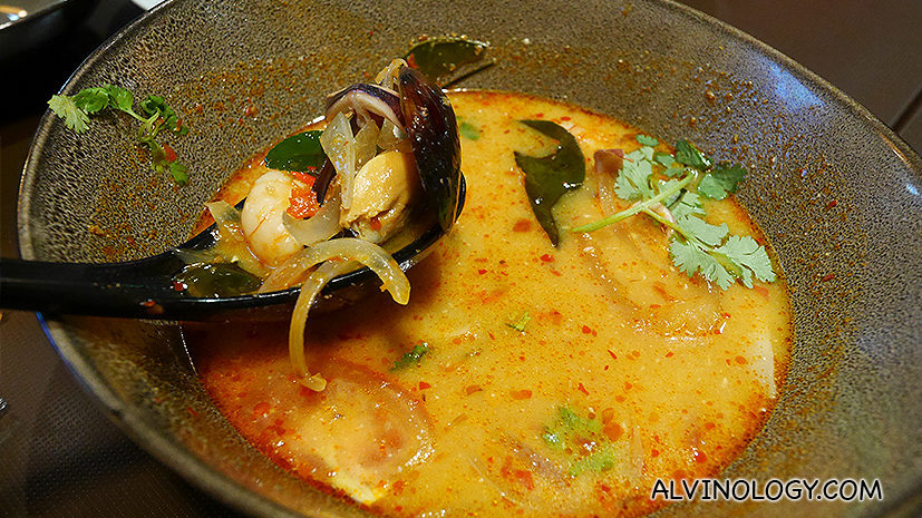 Tom Yum Talay - tom yum seafood soup