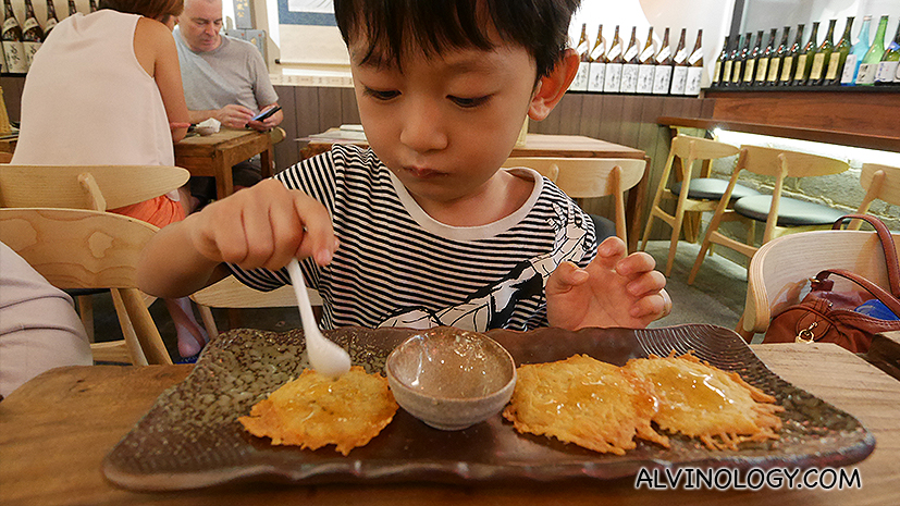 This dish is clearly a kids favourite - Asher can't get enough of it 