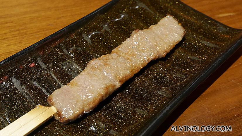 If you like to indulge, there is the omi wagyu at S$9 a stick for the very best beef 