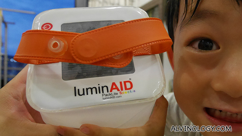 Blown up LuminAID