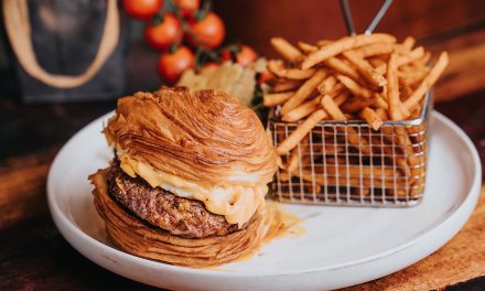 The Croburg – Singapore’s most buttery croissant-burger with a juicy wagyu patty is now on available Spize!